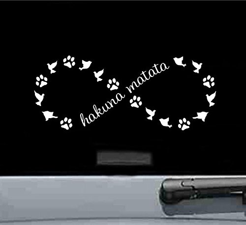 Amazon.com: JS Artworks Hakuna Matata Infinity Symbol Vinyl Decal